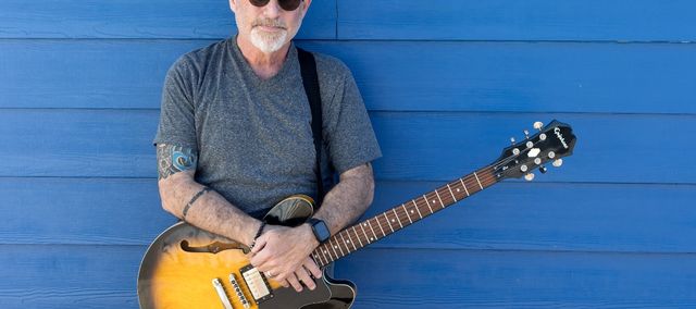 Portrait of Dave Howard, singer-songwriter from Poway, CA.